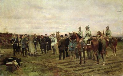 Gidslerne: Souvenir fra 1870-71-kampagnen, 1878 af Jean Baptiste Edouard Detaille