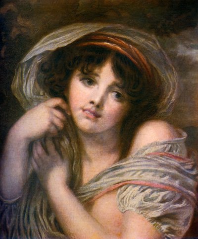 En pige, slutningen af det 18. århundrede, 1912. af Jean Baptiste Greuze