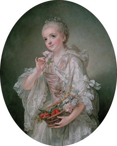 Fransk: Portræt af Madeleine Barberie de Courteilles af Jean Baptiste Greuze