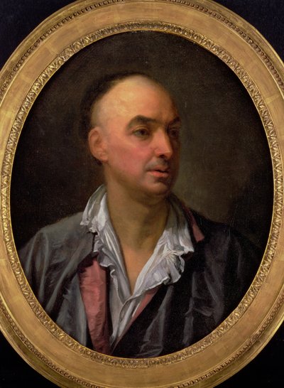 Portræt af Denis Diderot af Jean Baptiste Greuze