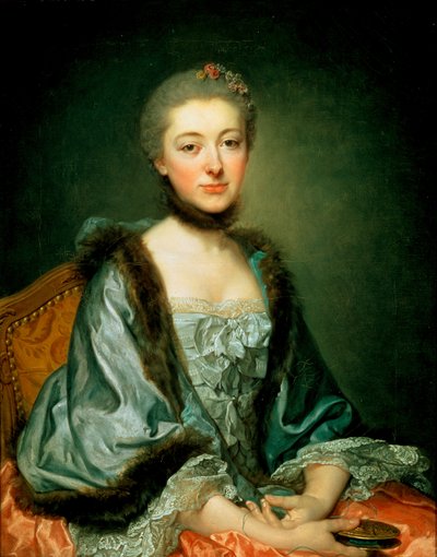 Portræt af Marie Angélique Vérany de Varennes, Mme Georges Gougenot de Croissy af Jean Baptiste Greuze