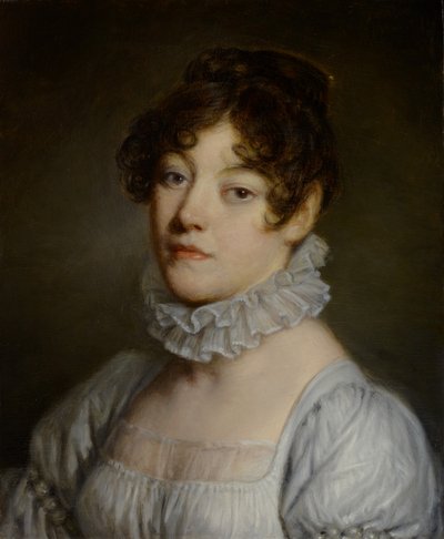 Portræt af en ung kvinde, 1790-1805 af Jean Baptiste Greuze