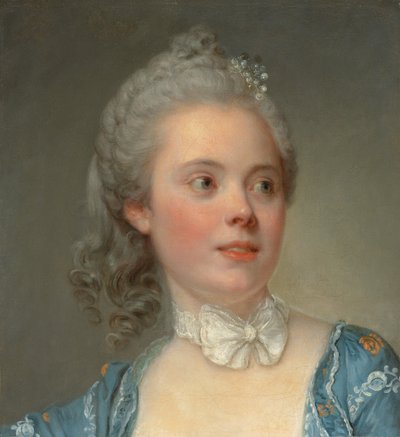 Portræt af en dame, ca. 1765 af Jean Baptiste Greuze