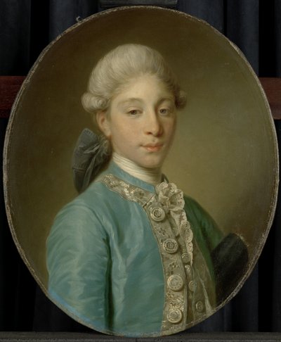 Portræt af Marquis de Saint-Paul Markis af St. Paul af Jean Baptiste Greuze