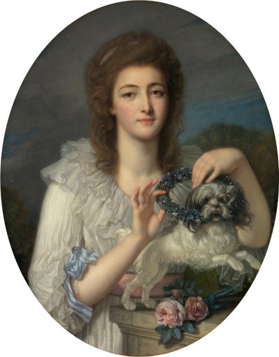 Prinsesse Varvara Nikolaevna Gagarina (1762-1802) af Jean Baptiste Greuze