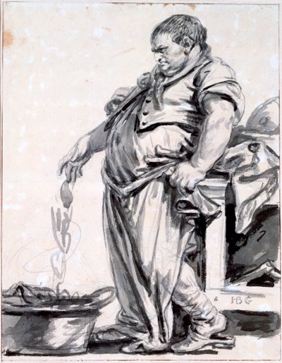 Slagteren, c1745-1805 af Jean Baptiste Greuze