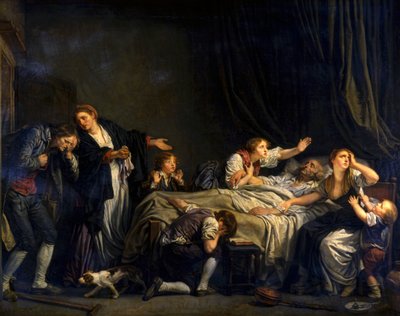 Den straffede søn, 1778 af Jean Baptiste Greuze