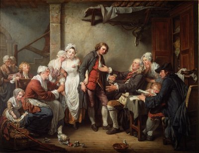 Landsbyaftalen af Jean Baptiste Greuze