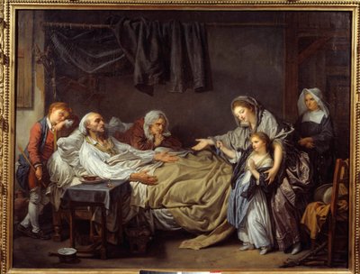 Næstekærlighedens dame. Maleri af Jean Baptiste Greuze (1725 -1805) af Jean Baptiste Greuze