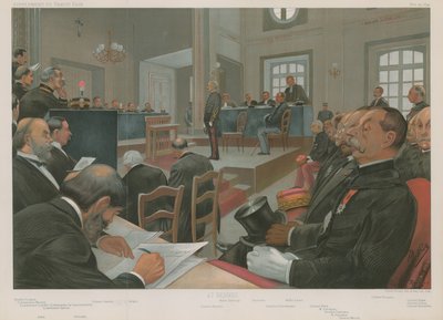 Retssagen mod Dreyfus af Jean Baptiste Guth