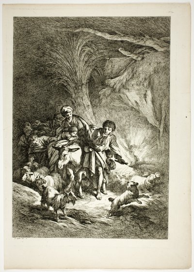 Plade 30 af 38 fra Oeuvres de J. B. Huet af Jean Baptiste Huet