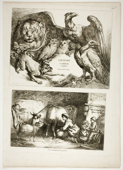 Plade 31 af 38 fra Oeuvres de J. B. Huet af Jean Baptiste Huet
