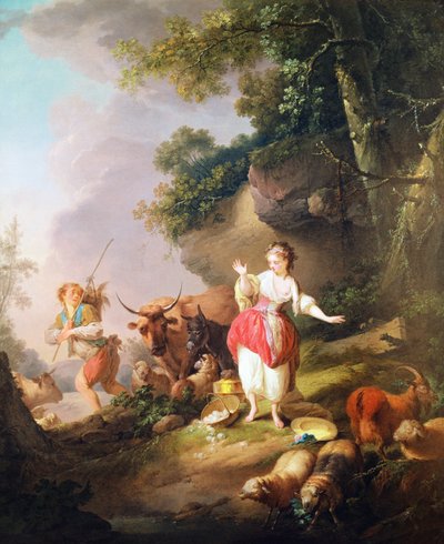 De knuste æg af Jean Baptiste Huet