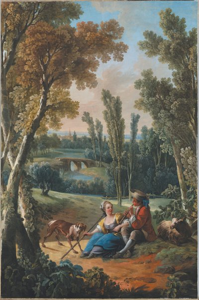 Fløjteundervisningen af Jean Baptiste Huet