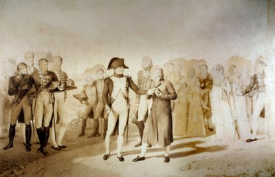 Kejser Napoleon I (1769-1821) og Impress Josephine de Beauharnais besøger Monsieur Oberkampfs tekstilfabrik i Jouy den 20/06/1806 Detail. Tegning af Jean Baptiste Isabey (1767-1855) 1806 søn. 1,28x1,45 m Versailles, slotsmuseum af Jean Baptiste Isabey