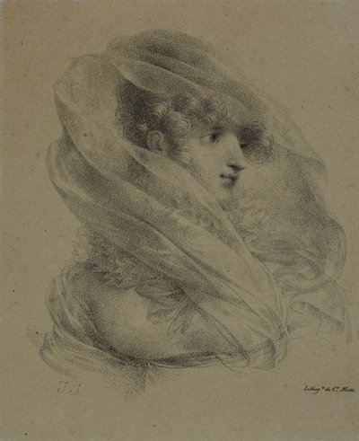 Fru Ledieu af Jean Baptiste Isabey