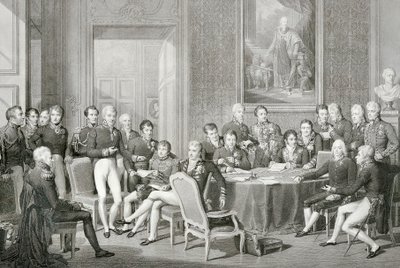 Deltagere ved Wienerkongressen 1814-1815 af Jean Baptiste Isabey