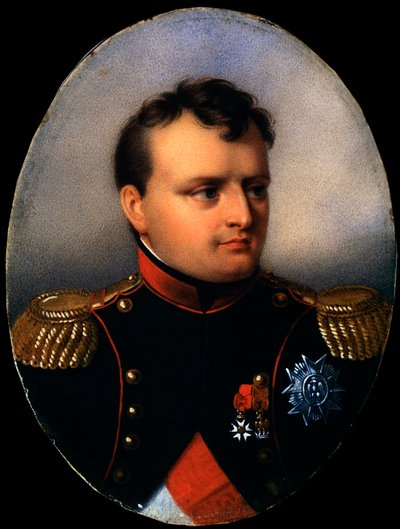 Portræt af kejser Napoléon I Bonaparte 1769-1821, begyndelsen af det 19. århundrede. af Jean Baptiste Isabey
