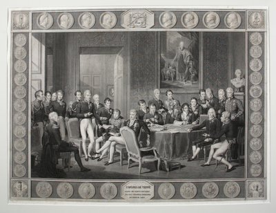 Wienerkongressen, 1815 af Jean Baptiste Isabey