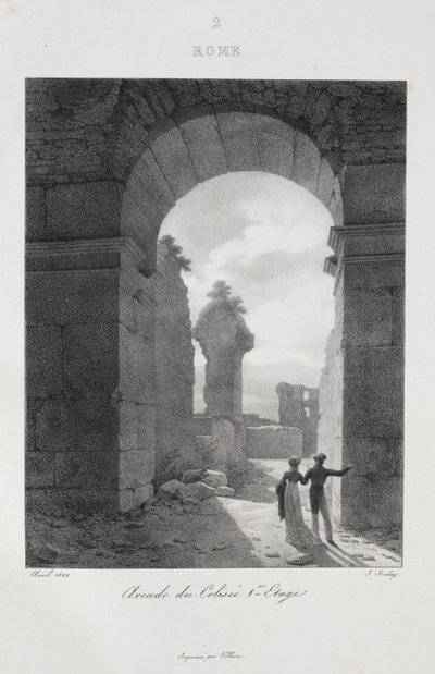 Rejse til Italien i 1822 af Jean Baptiste Isabey