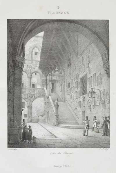 Rejse til Italien i 1822 af Jean Baptiste Isabey