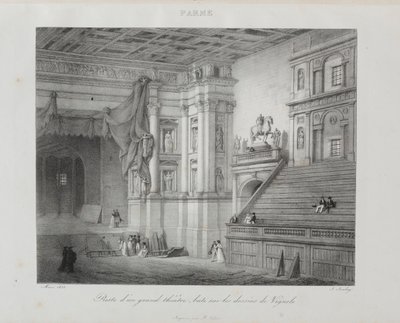 Rejse til Italien i 1822, 1833. af Jean Baptiste Isabey