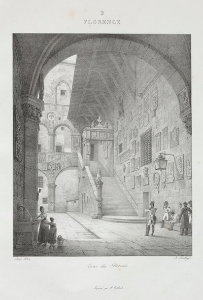 Rejse til Italien i 1822, 1833. af Jean Baptiste Isabey