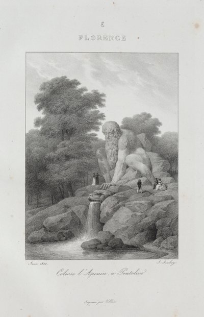 Rejse til Italien i 1822, 1833. af Jean Baptiste Isabey