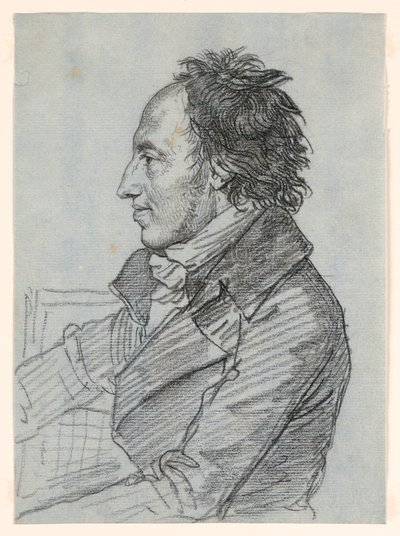 Portræt af en mand af Jean Baptiste Joseph Wicar