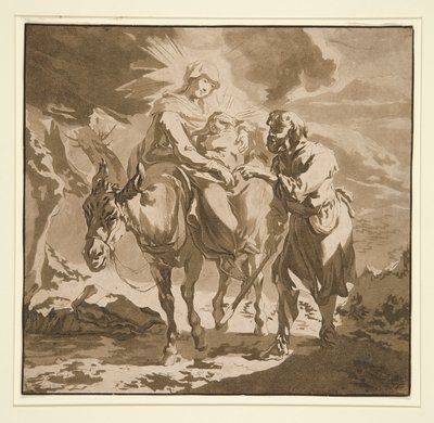 Flugten til Egypten af Jean-Baptiste Le Prince