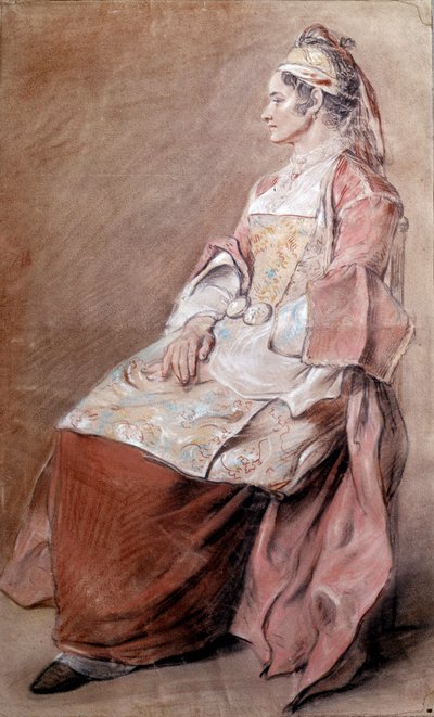 Russisk bonde tegner et blod af Jean Baptiste Leprince (1734-1781) 1700-tallets Paris, Louvre-museet af Jean Baptiste Leprince