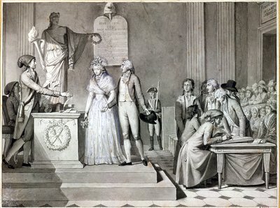 Det republikanske ægteskab af Jean Baptiste Mallet