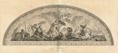 Holland, Center for Fredens Salon overfor Dronningens lejligheder [pl. 48] af Jean Baptiste Masse