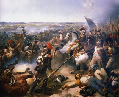 Slaget ved Fleurus, 16. juni 1794 1800-tallet af Jean Baptiste Mauzaisse
