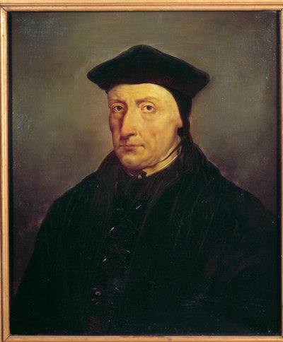 Portræt af Guillaume Bude (Budee) (Budaeus) (1467-1540), fransk humanist. Jean Baptiste Mauzaisse (1784 - 1844) af Jean Baptiste Mauzaisse