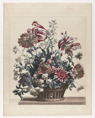 Kurv med blomster Bloemenmand af Jean Baptiste Monnoyer