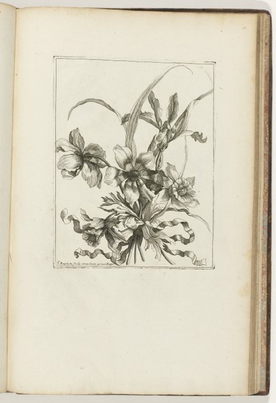 Indbundet buket Les Petits Bouquets (serietitel) af Jean Baptiste Monnoyer