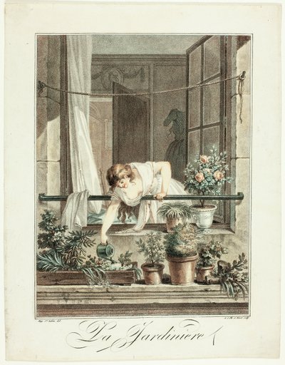 La Jardinière af Jean Baptiste Moret