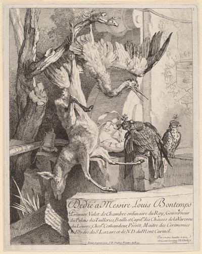 Frontispice af Jean Baptiste Oudry