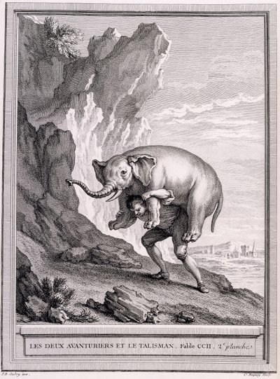 De to eventyrere og talismanen, ca. 1755-1759 af Jean Baptiste Oudry