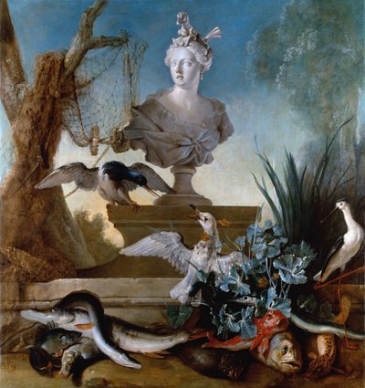 De fire kontinenter: Asien, 1722 (se også 115958) af Jean Baptiste Oudry