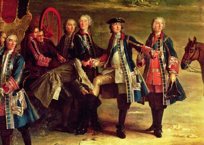 Kongens støvle, detalje fra mødet til Puits-du-Roi-jagten i Compiegne (detaljer fra 191987) af Jean Baptiste Oudry