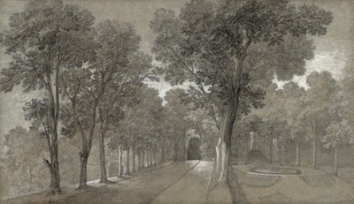 Udsigt over parken ved Arcueil, 1744 af Jean Baptiste Oudry