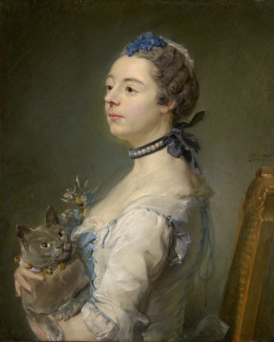 Magdaleine Pinceloup de la Grange, født de Parseval af Jean Baptiste Perronneau