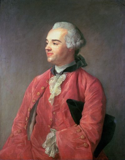 Portræt af Jacques Cazotte af Jean Baptiste Perronneau