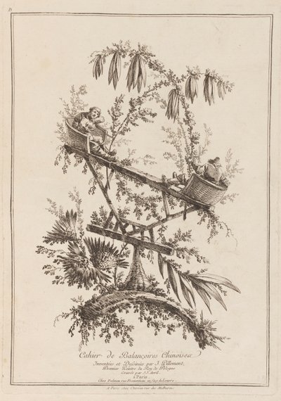 Chinese Swings notesbog af Jean Baptiste Pillement