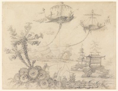 Chinoiserie Fantasy af Jean Baptiste Pillement