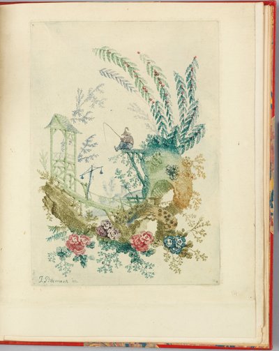 Ornamentalt design fra "Nouvelle suite de cahiers chinois a l