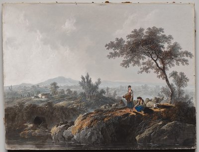 Hyrder i et landskab af Jean Baptiste Pillement