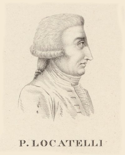 Portræt af violinisten og komponisten Pietro Antonio Locatelli 1695-1764. af Jean Baptiste Ponce Lambert